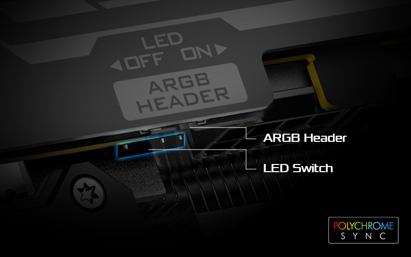 VGA LED Switch & ARGB Header